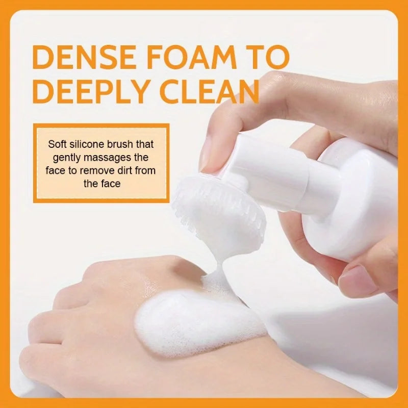Turmeric Vitamin C & Kojic Acid Cleansing Mousse | All Skin Facial Cleanser QXL