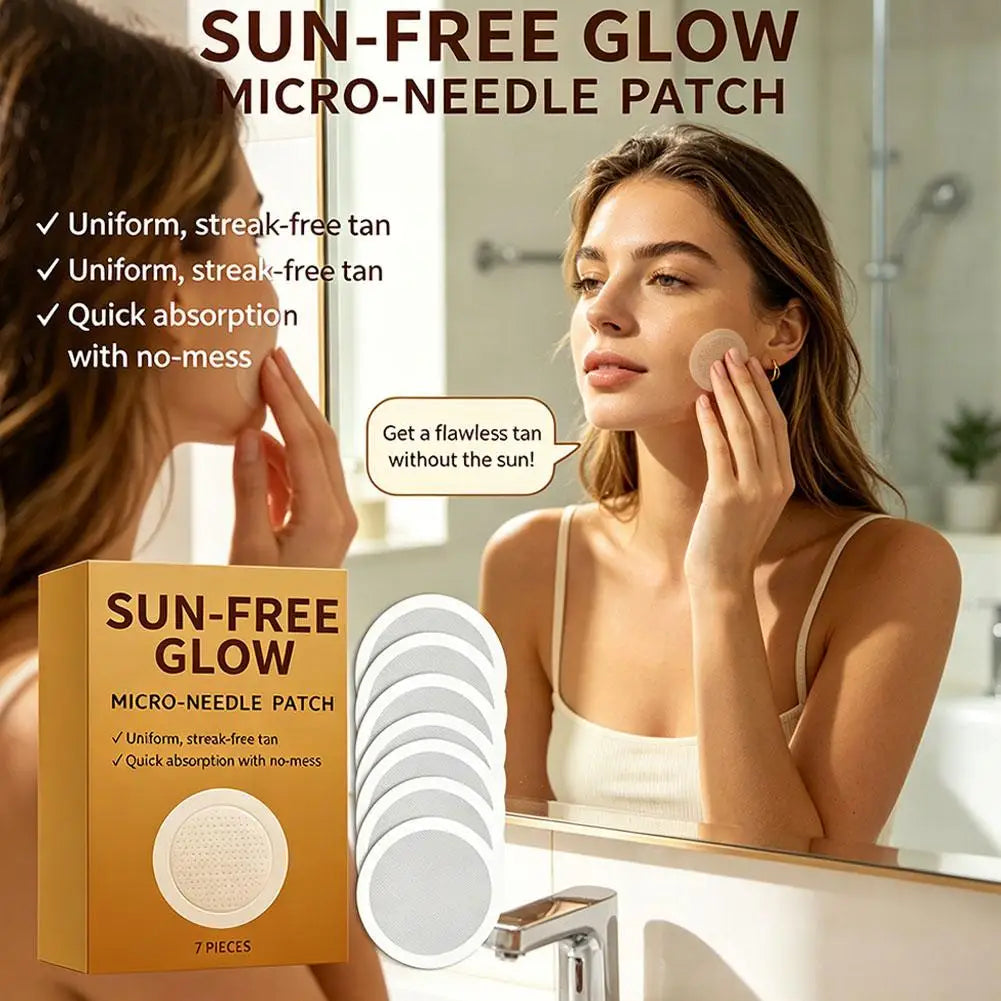 Sun Free Glow Microdart Tanning Patches | 7-Pack Self Tanning Patches QXL