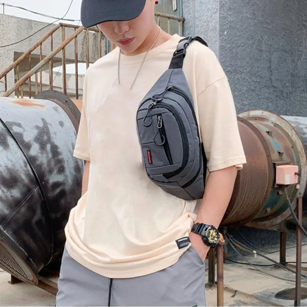 Waterproof Crossbody Waist Bag | Chest & Shoulder Pack Crossbody Waist Bag QXL