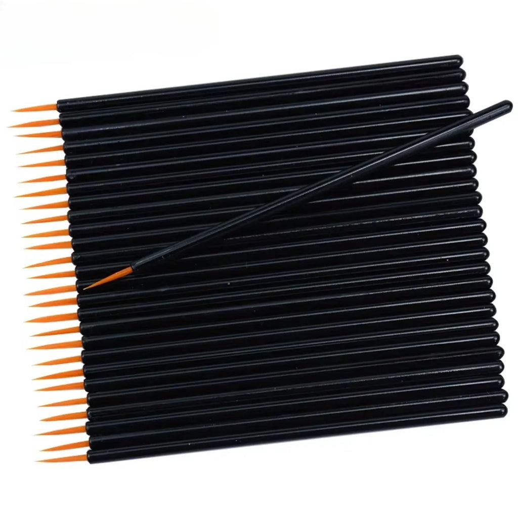 50-Pack Gel Liner & Nail Art Brushes | Eyeliner Painting Pens Nail Art Brush Set QXL