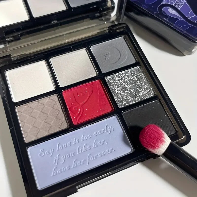 VERONNI Gothic Smoky Eyeshadow Palette | 8-Color Matte & Shimmer Eyeshadow Palette QXL