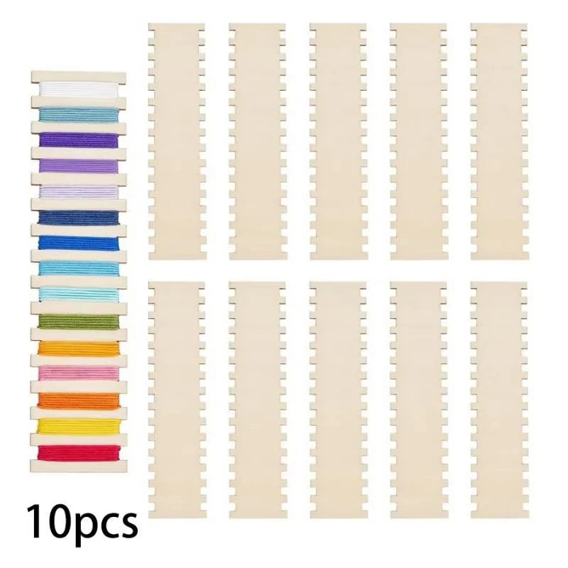 Wooden Embroidery Floss Organizer Boards | 5 or 10-Pack Thread Organizer Board QXL