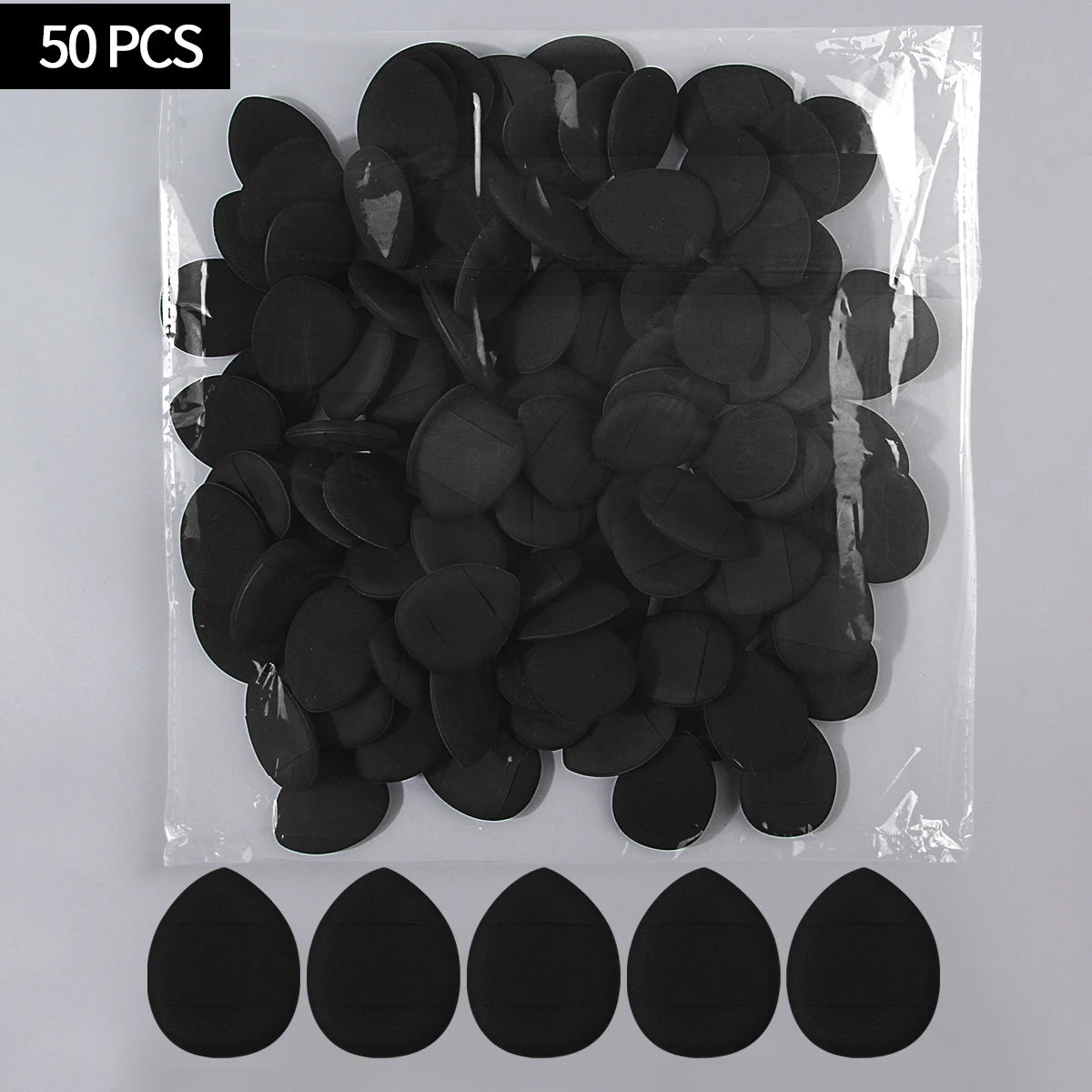 Mini Thumb Powder Puffs 20/50/100-Pack | Fingertip Concealer Makeup Sponge Puff QXL 50PCS