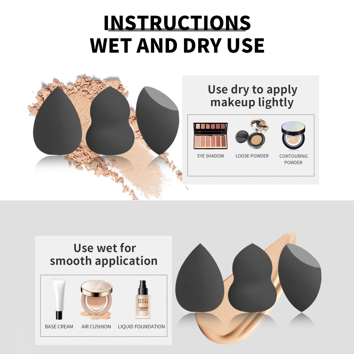 Ronshadow 18-Pc Makeup Brush Kit | Brushes, Blenders & Bowl Makeup Brush Kit QXL