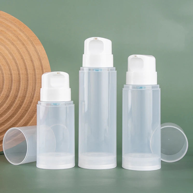 Travel Airless Pump Bottles 150ml 200ml 250ml – Refillable Travel Pump Bottle QXL