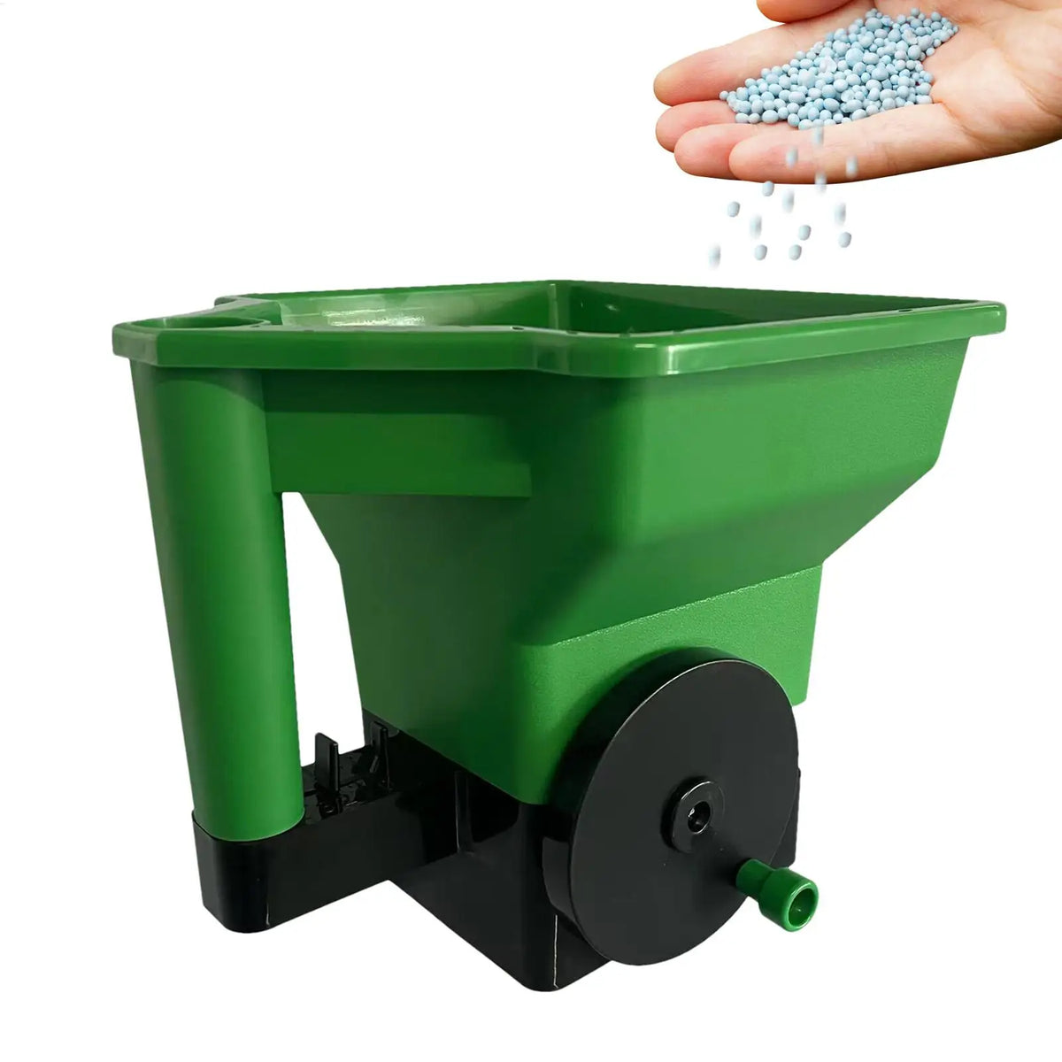 Handheld Manual Lawn Spreader for Fertilizer, Seed & Salt Handheld Lawn Spreader QXL
