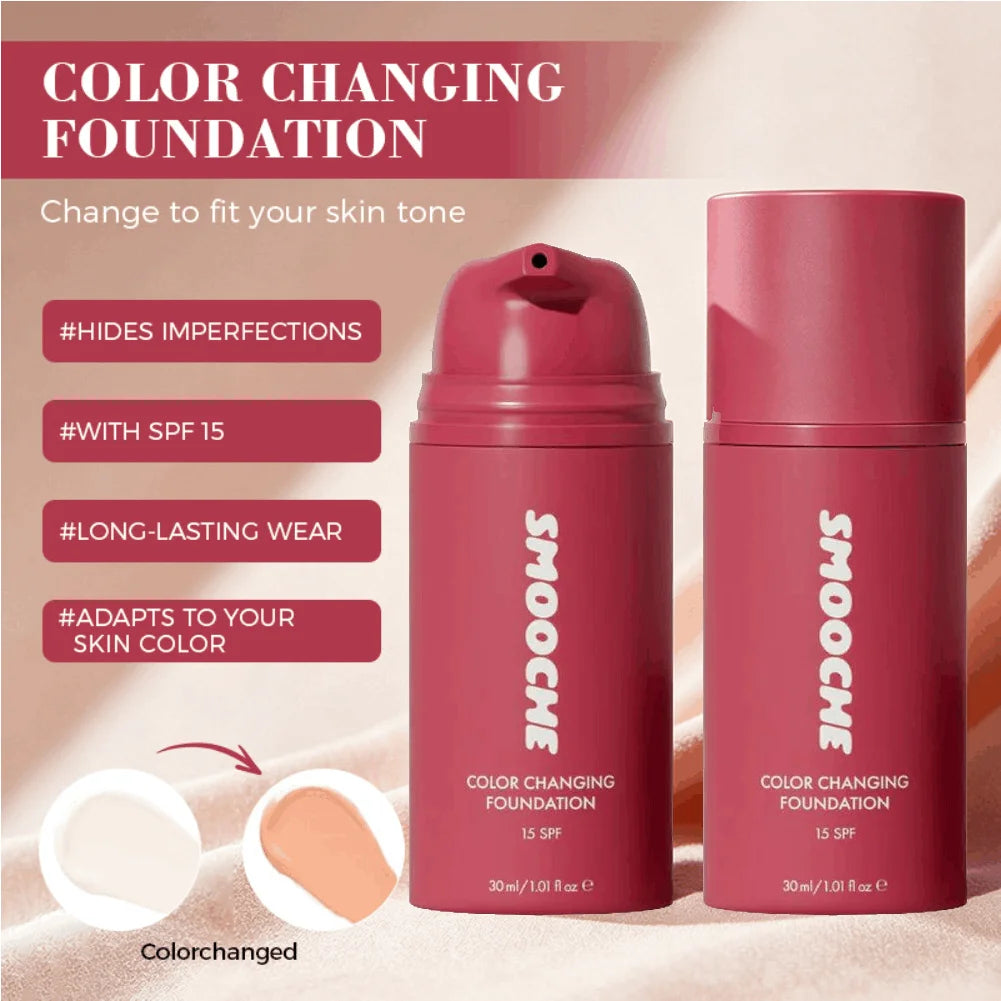 Color Changing Liquid Foundation – Auto Shade Match 30ml Liquid Foundation QXL