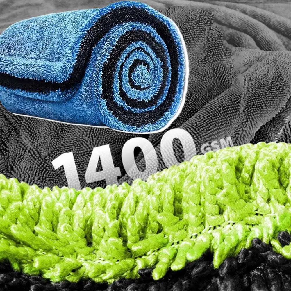 Microfiber Car Detailing Towel | Quick-Dry Auto Wash Cloth Car Detailing Towel QXL