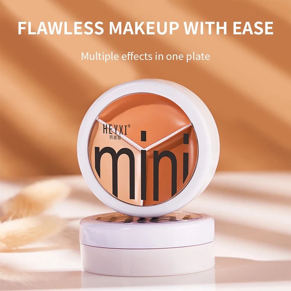 3-Color Concealer Palette | Cover, Brighten & Highlight Concealer Palette QXL