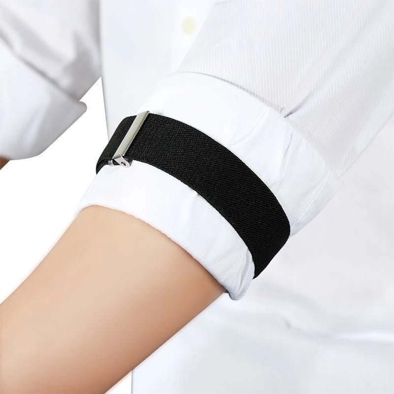Elastic Shirt Sleeve Holders – Adjustable Anti-Slip Armbands Sleeve Holders QXL