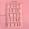 Silicone 26-Letter Alphabet Mold for Cake, Soap & Chocolate Silicone Baking Mold QXL 1pc