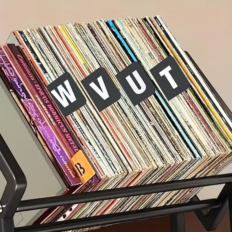 26-Pc A-Z CD DVD Vinyl Record Organizer Dividers | Alphabet Media Storage Dividers QXL