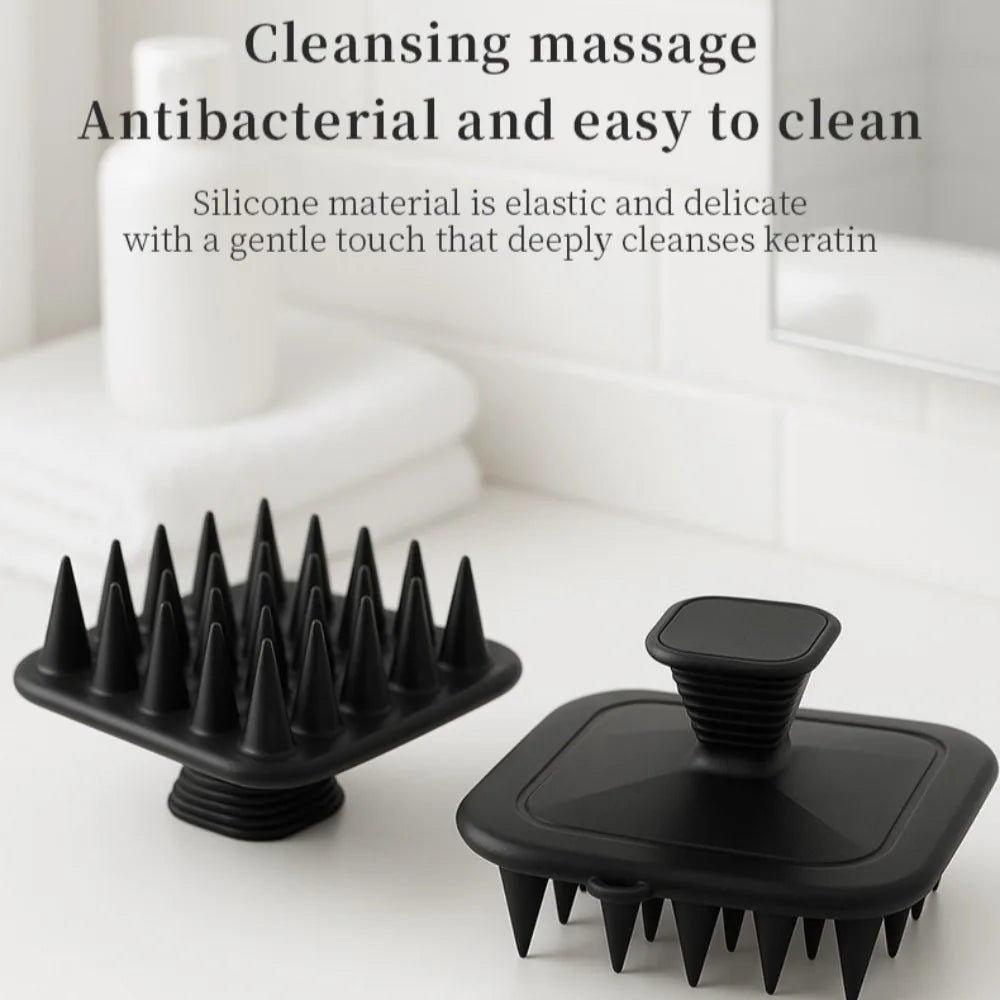 Silicone Scalp Massager Shampoo Brush | All Hair Types Scalp Massager Brush QXL