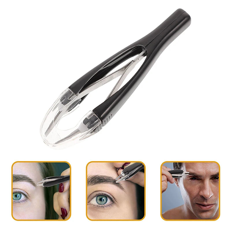 Retractable Automatic Eyebrow Tweezer | Portable Stainless Steel Eyebrow Tweezer QXL