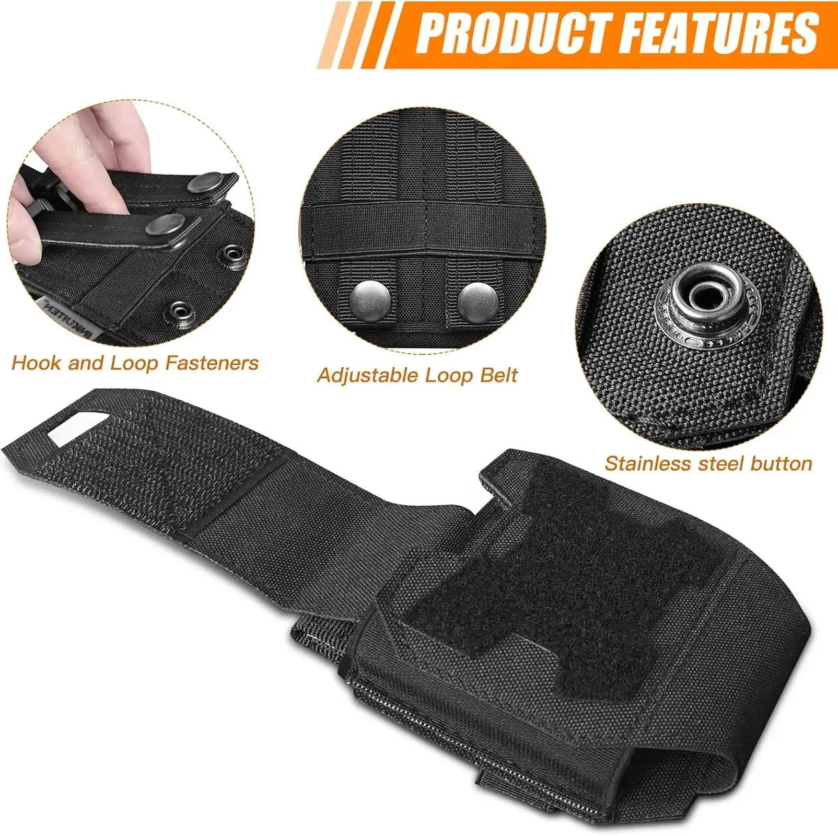 Tactical Handcuff Pouch | Universal Belt & MOLLE Holster Tactical Handcuff Pouch QXL
