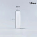10-Pack Empty PE Squeeze Tubes 30/50ml | Refillable Travel Containers Refillable Squeeze Tubes QXL 30ML