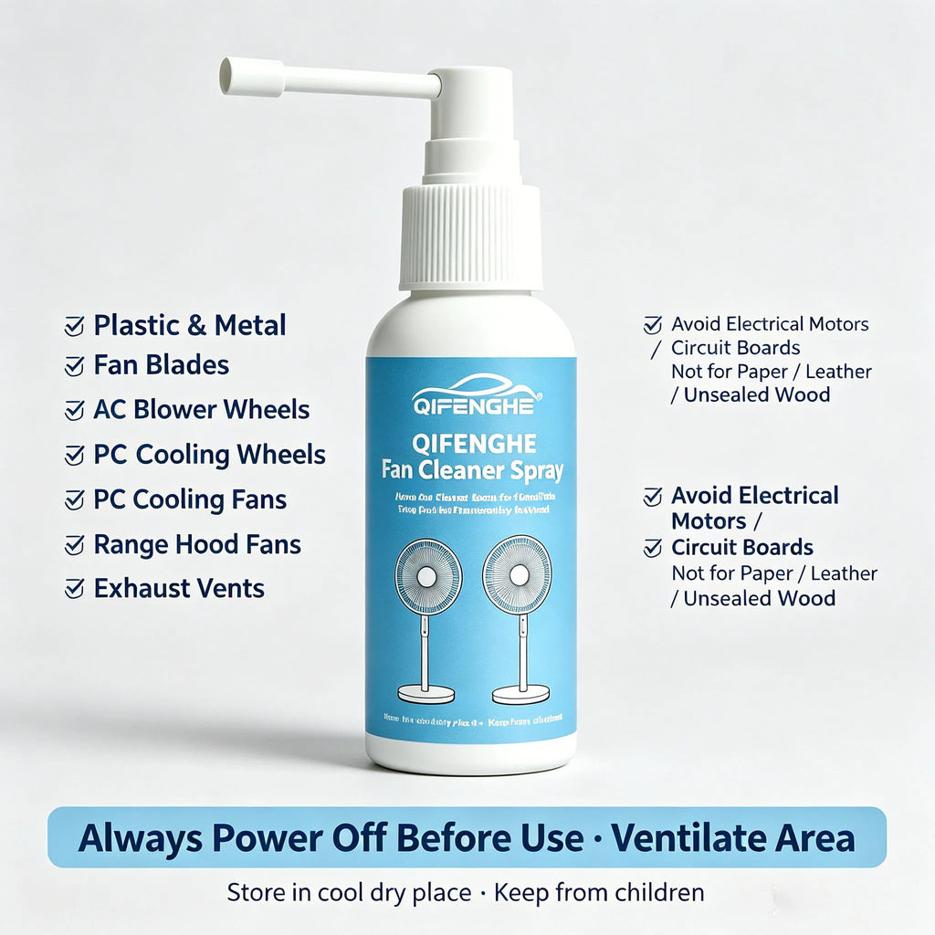 Fan Cleaner Spray – No Disassembly for Stand & Table Fans Fan Cleaning Spray QXL