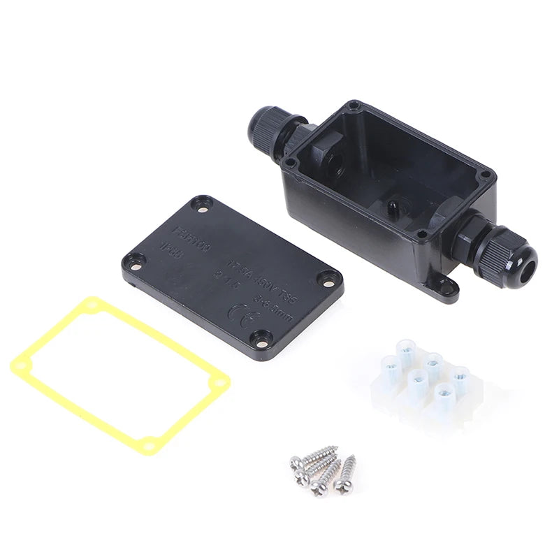IP66 Waterproof Junction Box 450V 2-Way Cable Terminal Outdoor Waterproof Junction Box QXL