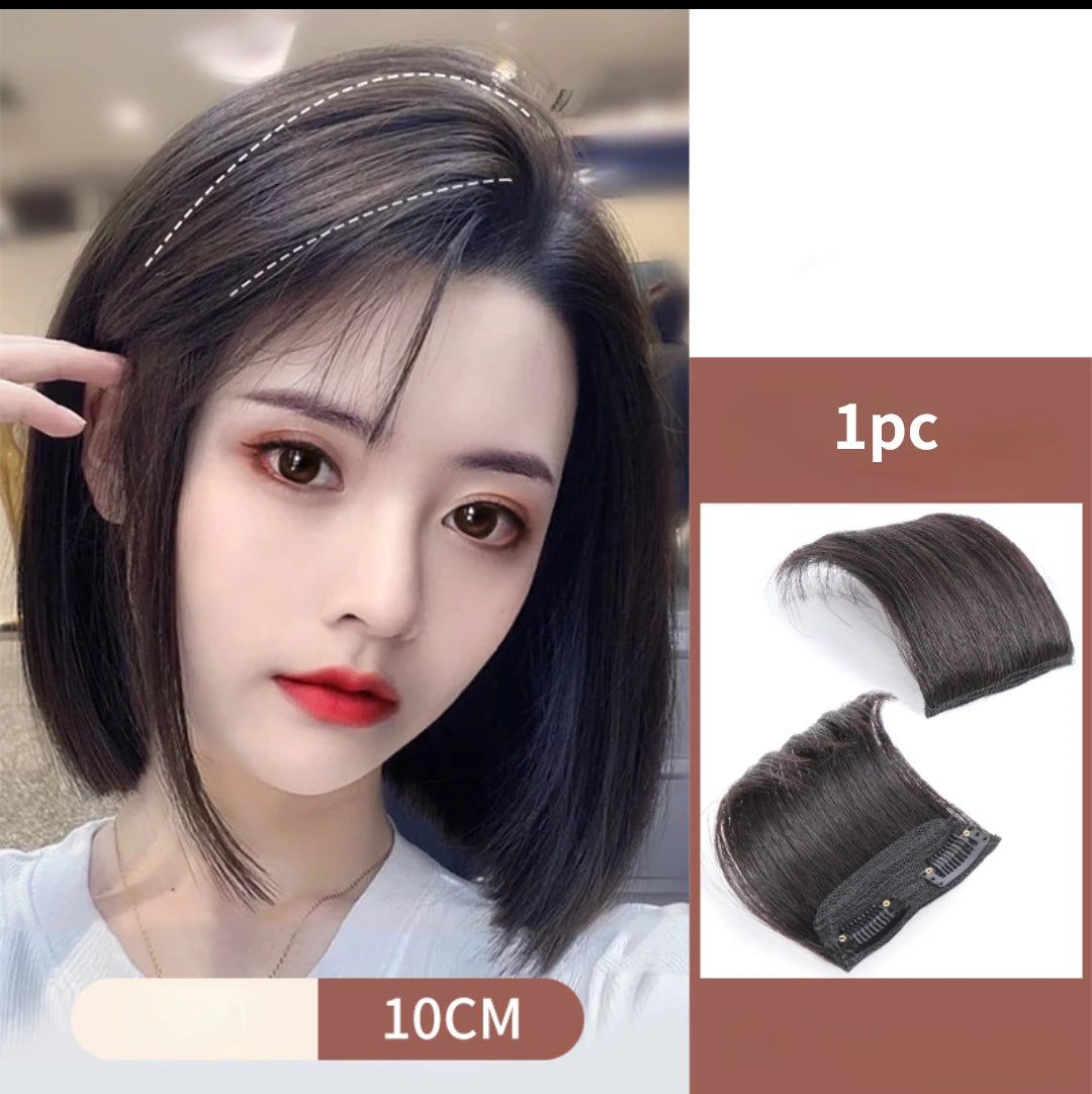 Fluffy Invisible Clip-In Hair Pad | Seamless Volume Extension Clip-In Hair Pad QXL 1pc brown black