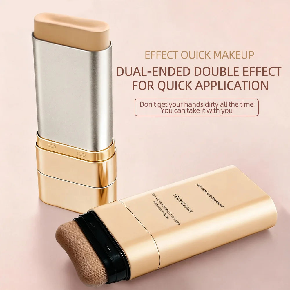 TVLV Double-Ended Concealer Foundation Cream | Long-Lasting Concealer Foundation Cream QXL