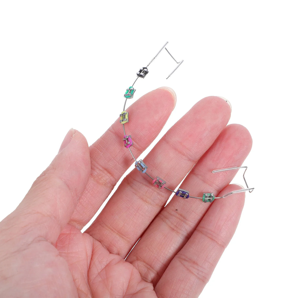 Dental Practice Brackets, Wires & Ligature Ties Teaching Set Dental Teaching Props QXL
