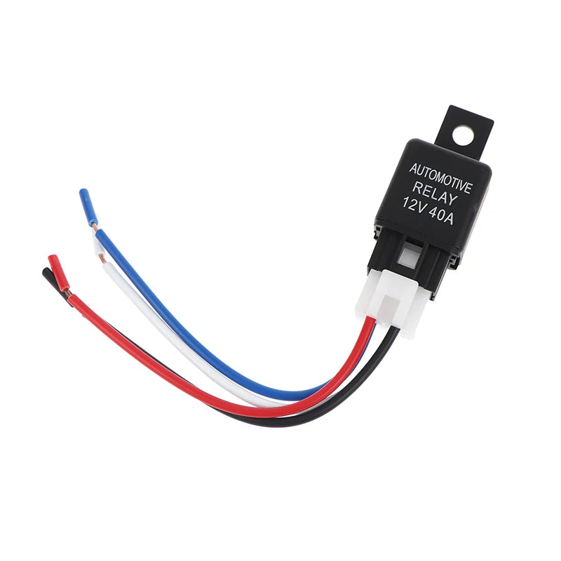 40A 4-Pin SPST Car Relay 12V 24V | Automotive Electrical Switch Automotive Relay QXL 12V