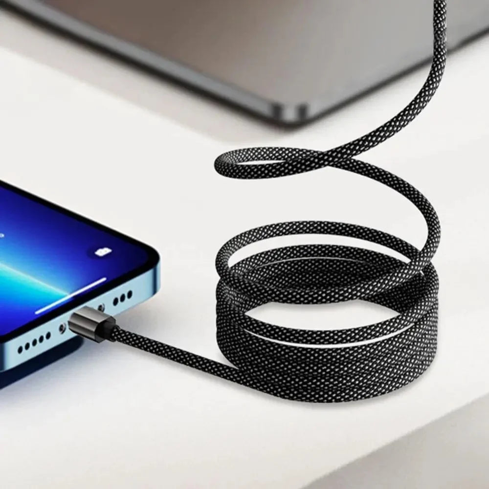 100W Magnetic USB-C Fast Charging Cable | iPhone & MacBook Magnetic Charging Cable QXL