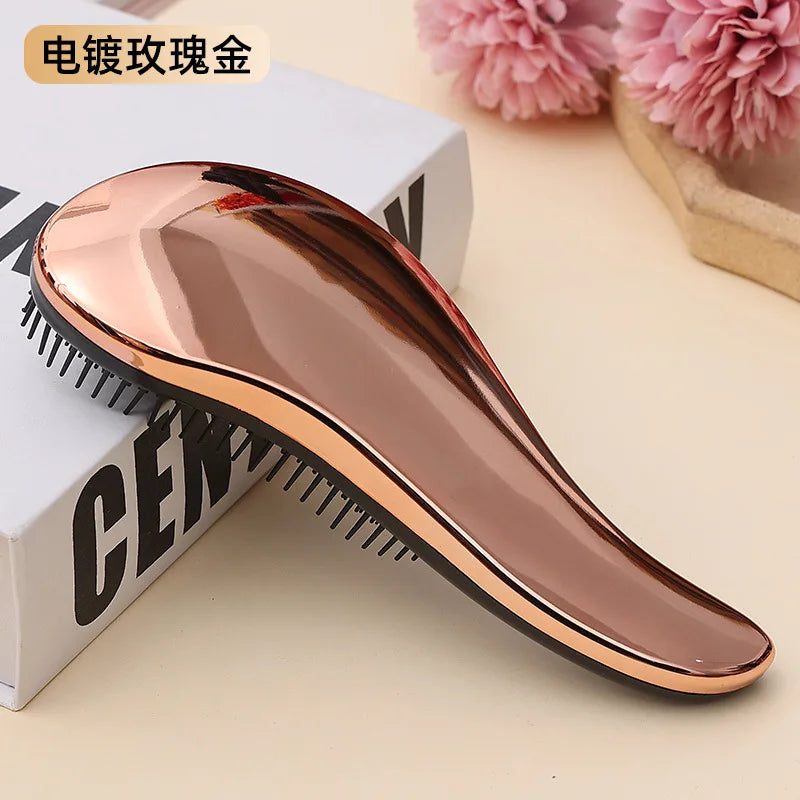 Marble Anti-Static Detangling Massage Hair Brush Comb Detangling Hair Comb QXL 12