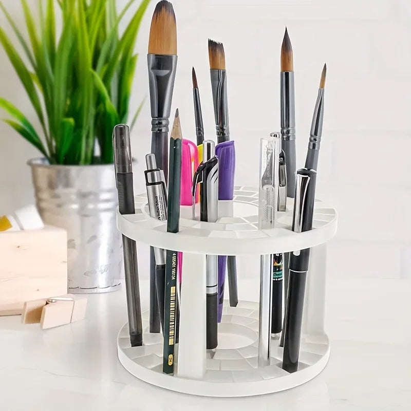 Large Capacity Makeup Brush Holder & Desktop Organizer Makeup Brush Holder QXL