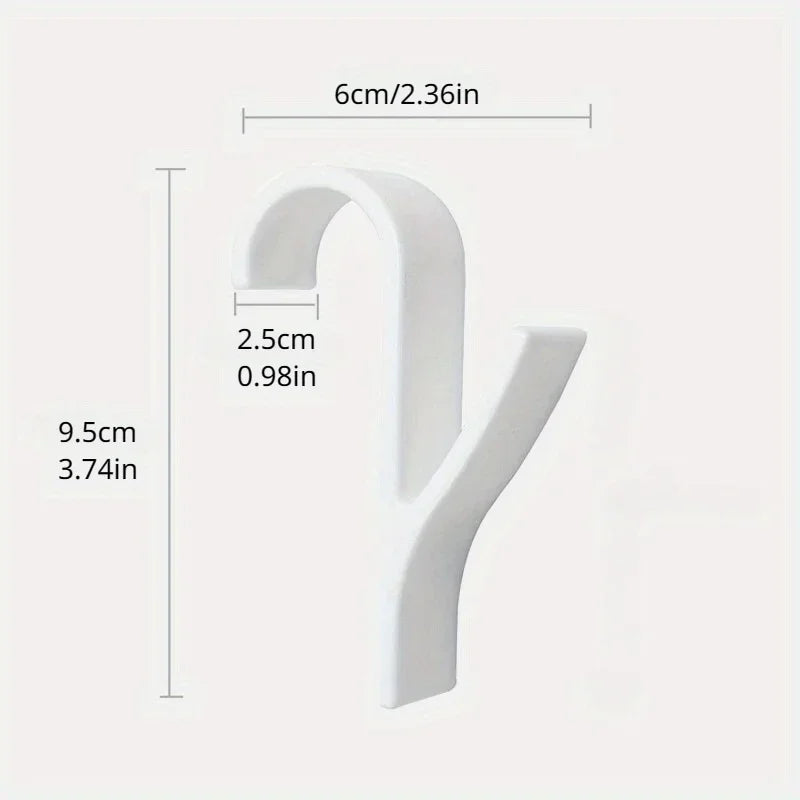 Strong Plastic Wall Hook | Kitchen & Bathroom Hanger Clip Wall Hook QXL