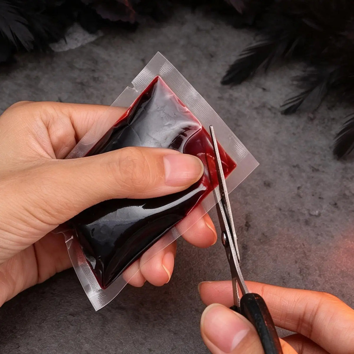 Realistic Fake Blood Pack | Halloween Cosplay Special FX Makeup Theatrical Body Paint QXL