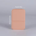 Foldable PU Leather Compact Makeup Mirror | Double-Sided Compact Makeup Mirror QXL Pink