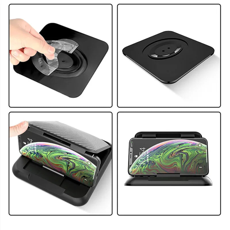 Universal Car Dashboard Phone Holder | Anti-Slip Silicone Mount Car Phone Mount QXL