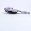 Diamond Air Cushion Scalp Massage Comb | Anti-Static Wide Board Scalp Massage Comb QXL Mixed Purple