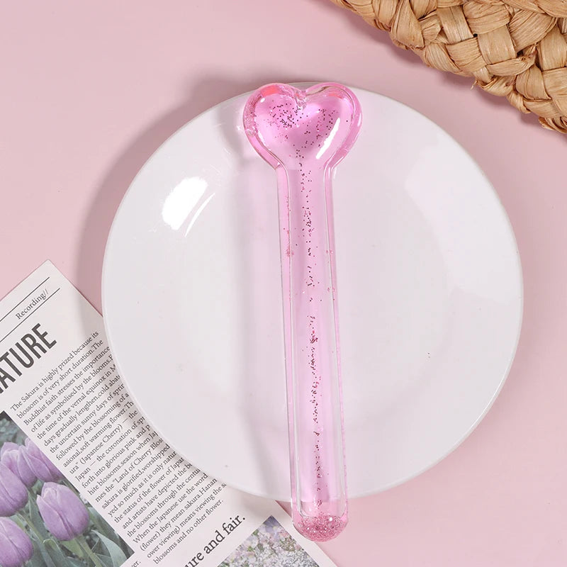 Heart-Shaped Ice Globe Face Roller | Cooling Facial Massager Ice Globe Face Roller QXL