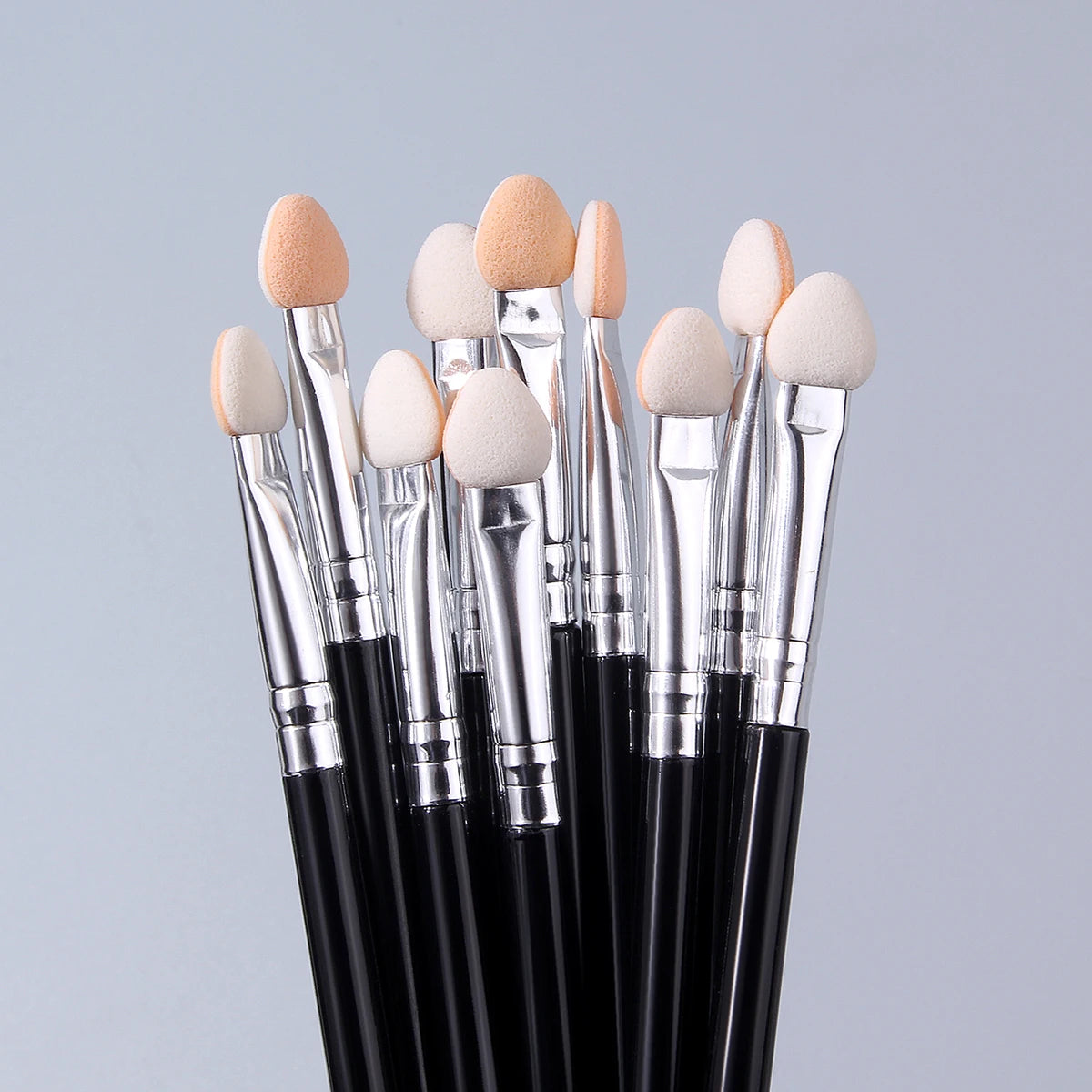 10-Pack Dual-Ended Eyeshadow Sponge Sticks | Makeup Applicators Eyeshadow Applicator QXL