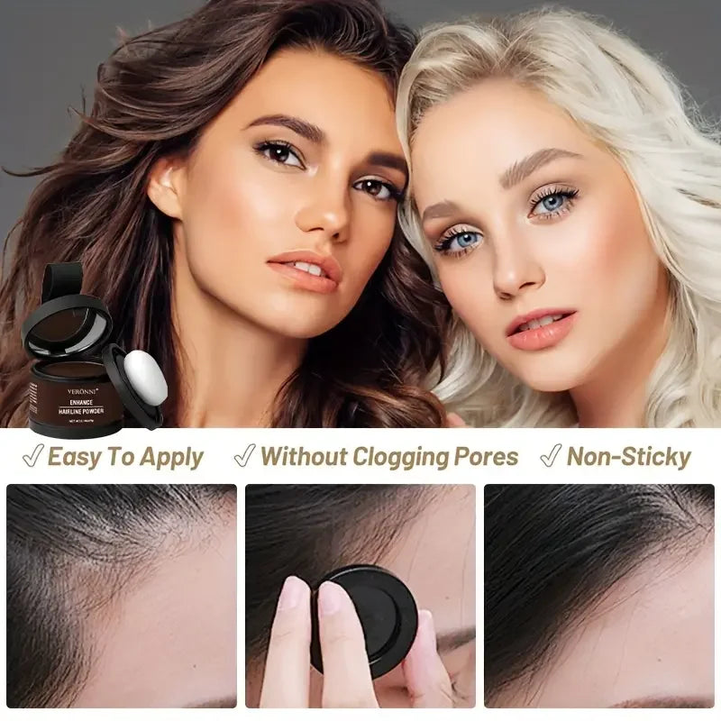 VERONNI Hairline Root Concealer Shadow Powder | Waterproof Root Concealer Powder QXL
