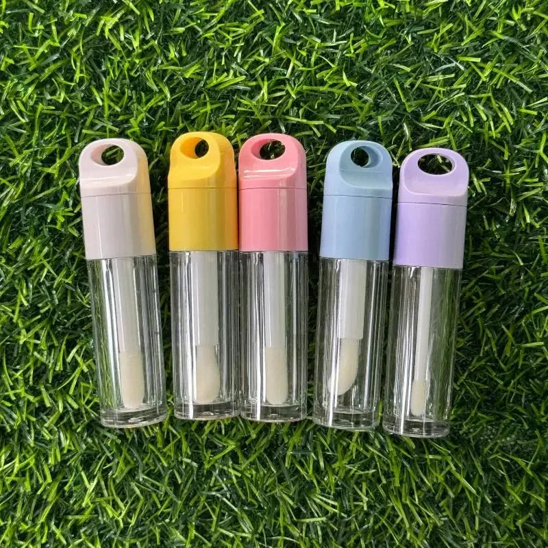 4ml Empty Lip Gloss Tube | Transparent Round Wand Container Lip Gloss Container QXL