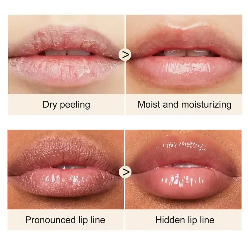 Honey Lip Oil Plumping Gloss | Tinted Moisturizing Lip Glow Tinted Lip Oil Gloss QXL