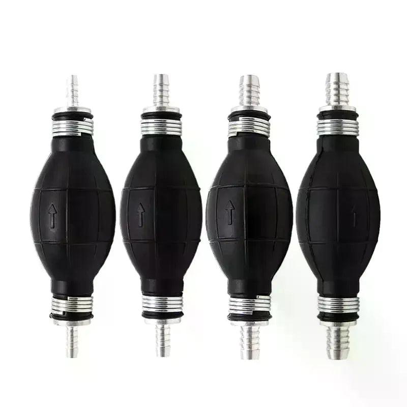 Manual Hand Fuel Pump 6–12mm | Rubber & Aluminum Alloy Manual Fuel Pump QXL