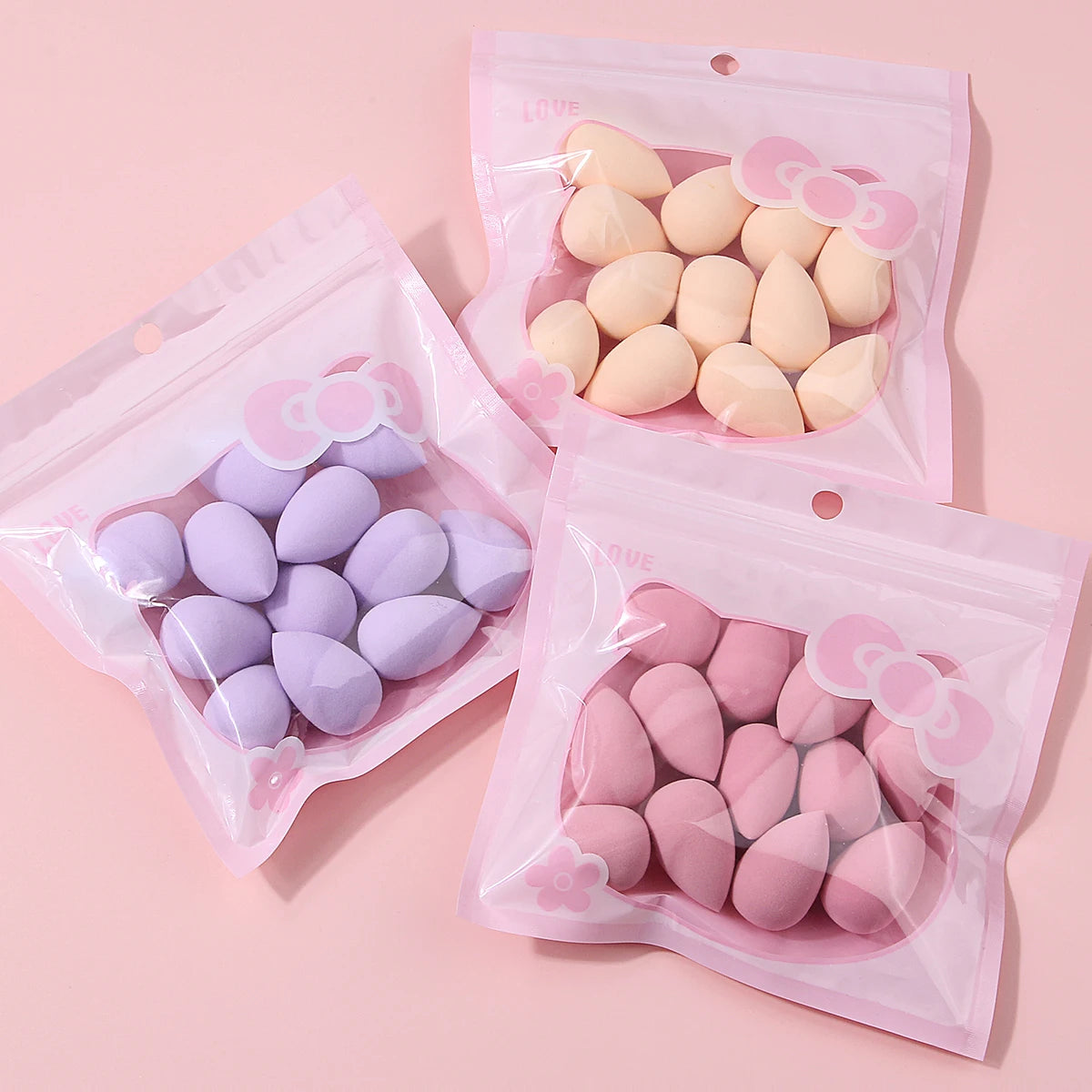 12-Pack Mini Teardrop Makeup Sponges for Eyes & Concealer Makeup Sponge Set QXL