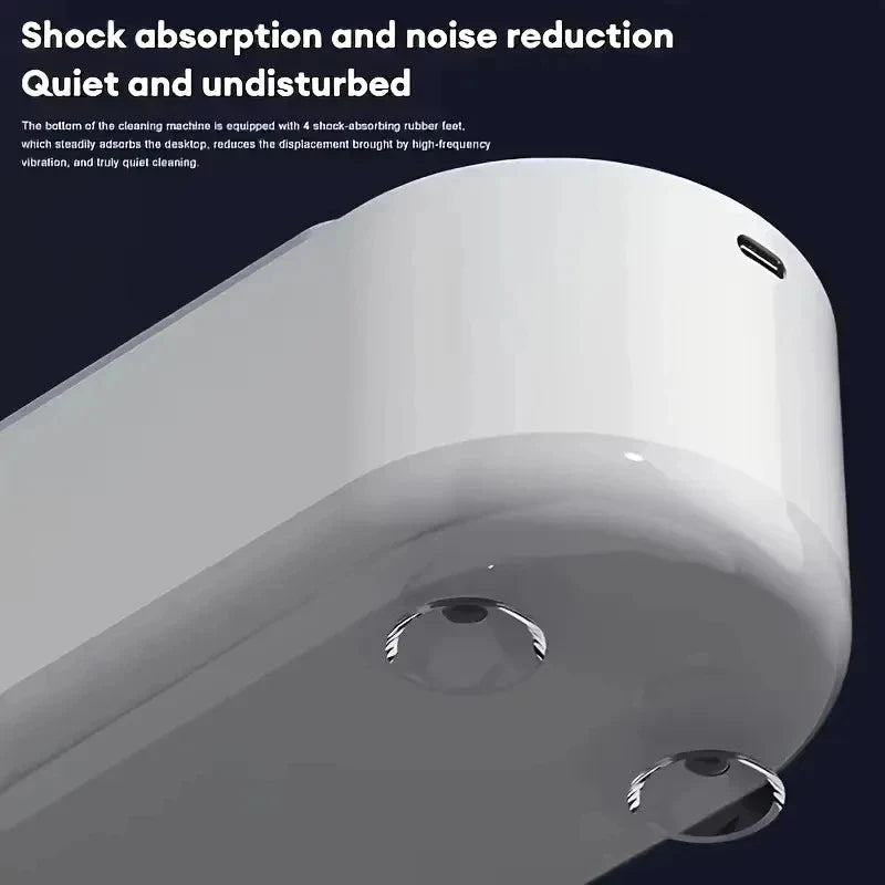 Wireless High-Frequency Eyewear Cleaner | 5W Ultrasonic Machine Eyewear Cleaning Machine QXL