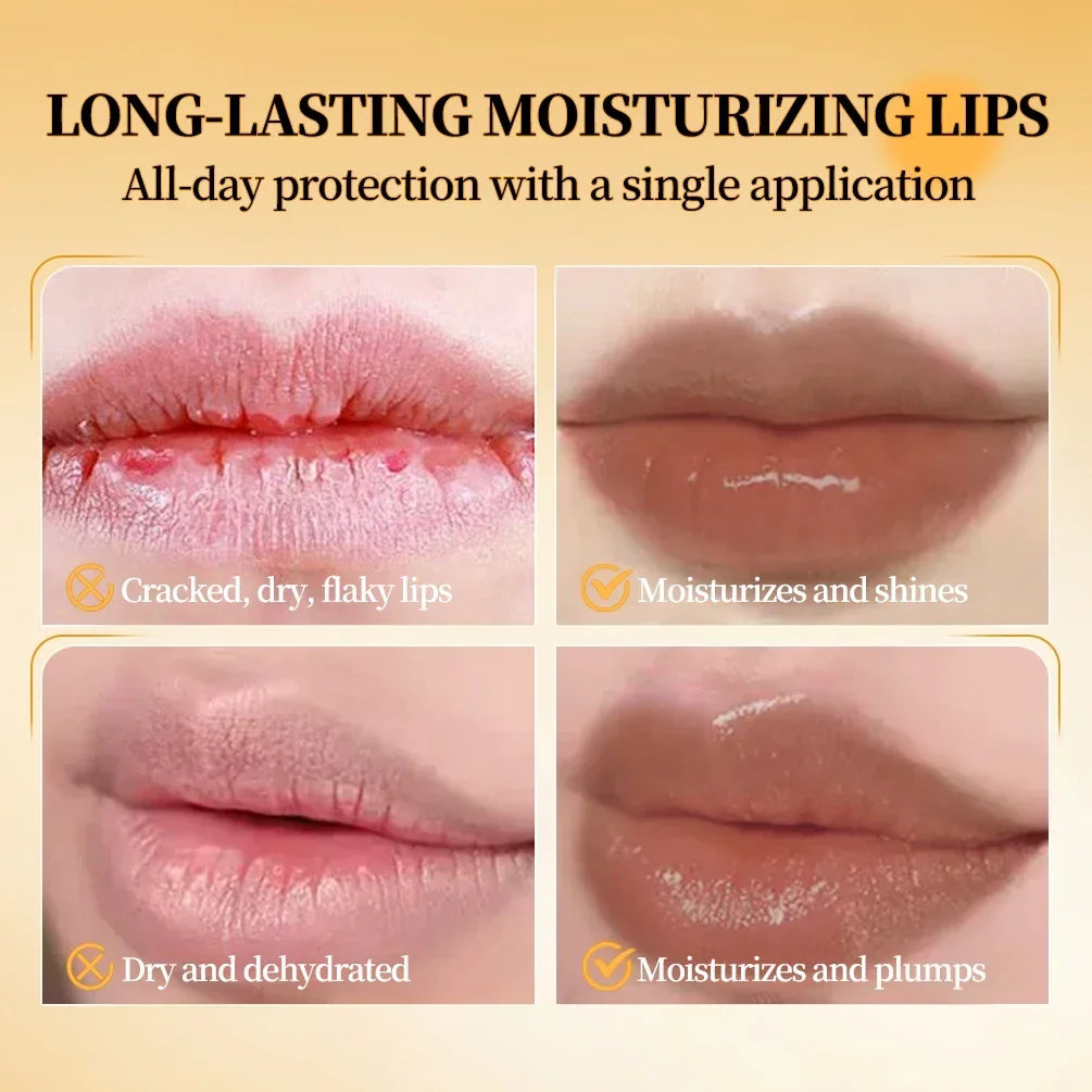 QIBEST Tinted Honey Lip Balm | Color-Changing Moisturizing Lipstick Tinted Lip Balm QXL