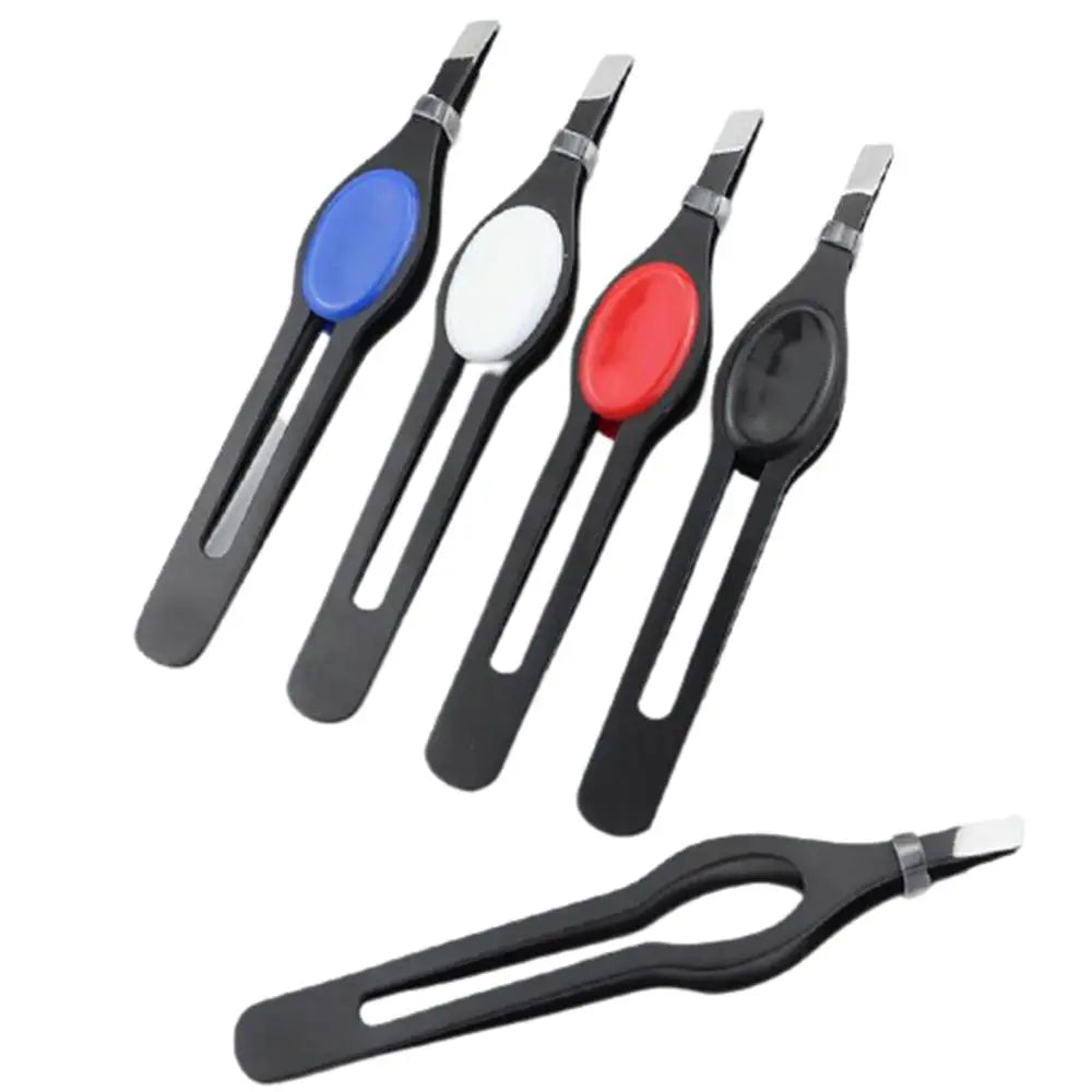 Slanted Eyebrow Tweezer – Stainless Steel Hair Removal Tool Eyebrow Tweezer QXL