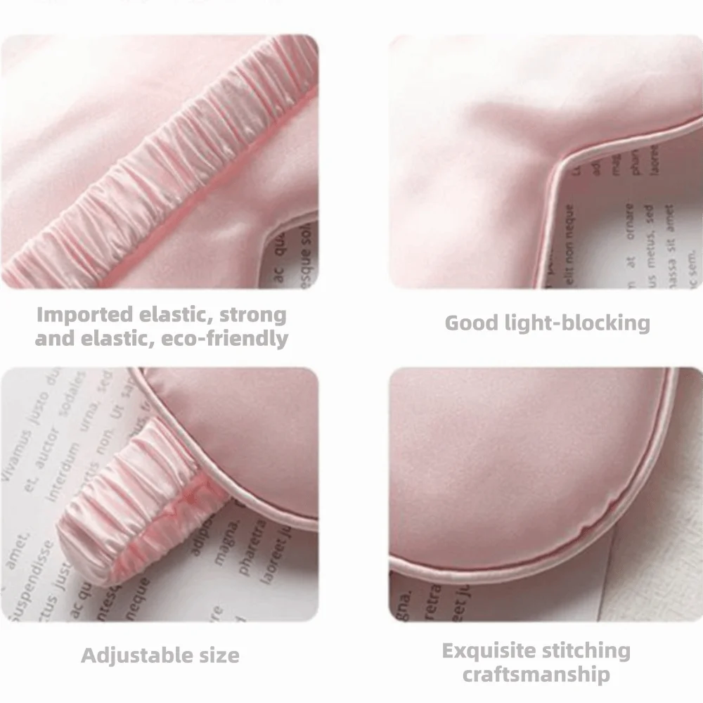Breathable Silk-Feel Sleep Eye Mask | Multi-Color Shading Sleep Eye Mask QXL