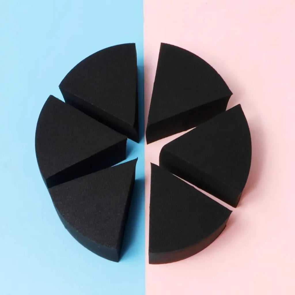 Triangular Black Sponge Makeup Puff | Dry & Wet, All Skin Makeup Sponge Puff QXL