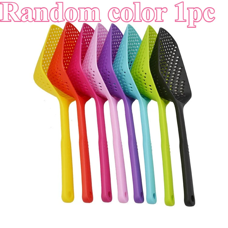 Heavy-Duty Mesh Ice Scoop & Strainer | Plastic Ice Scoop Ice Scoop Strainer QXL Random color 1pc