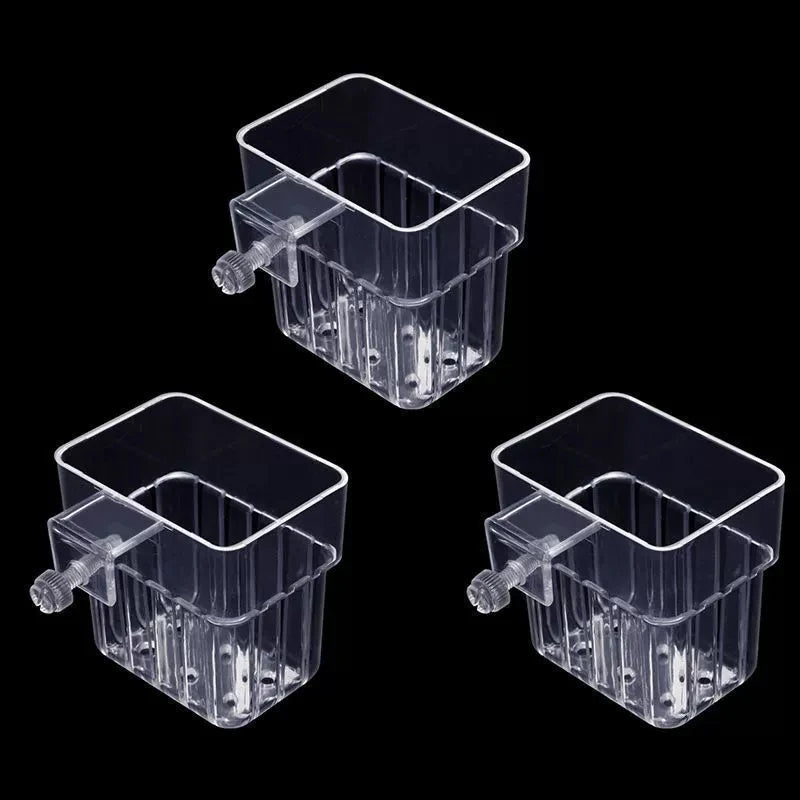 Wall-Mount Hydroponic Planting Cup | Clear Fish Tank Decor Hydroponic Planting Cup QXL