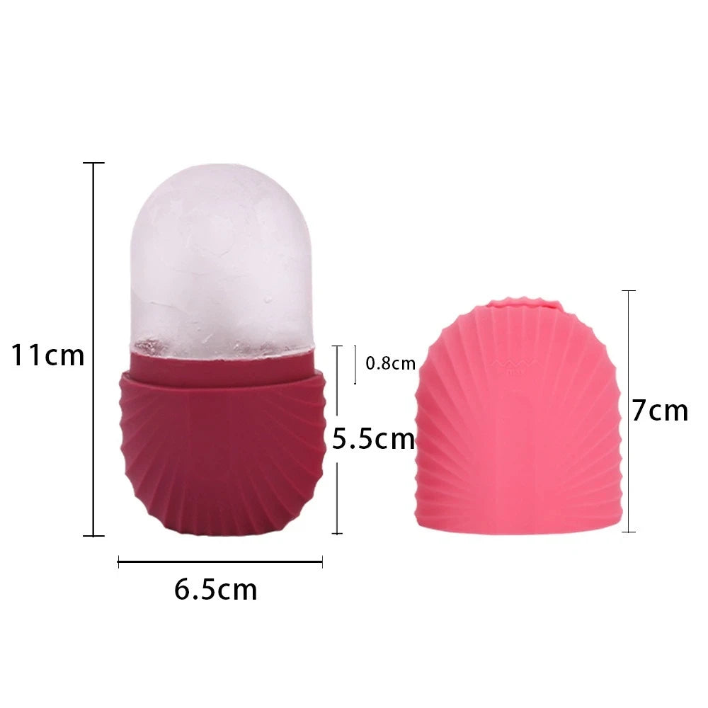 Silicone Ice Face Roller | Cooling De-Puffing Skincare Tool Ice Face Roller QXL