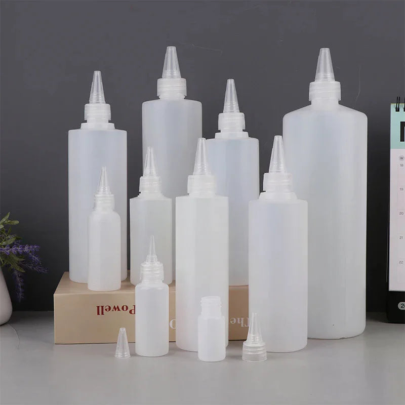 Empty Plastic Squeeze Dropper Bottles with Screw Cap 10–1000ml Squeeze Dropper Bottle QXL